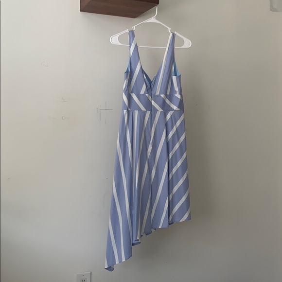 Blue and White Stripe Tracy a Reese Dress - Picture 2 of 3